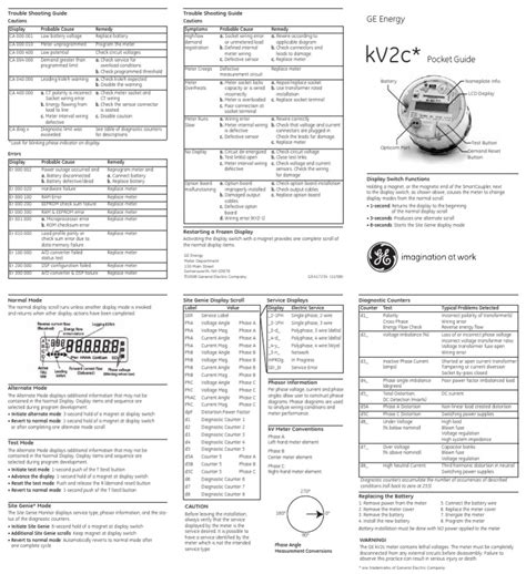 kv2c meter|kv2c meter pocket guide.